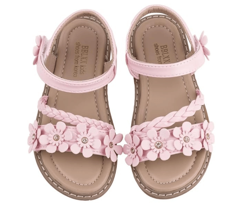 Sandale enfants filles en cuir